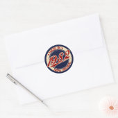 STICKER ROND 1982 (Enveloppe)