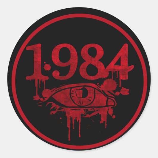 STICKER ROND 1984 (Devant)