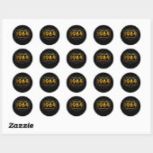 Sticker Rond 1984 vintage (Feuille)