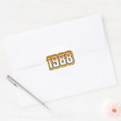 STICKER ROND 1988 (Enveloppe)