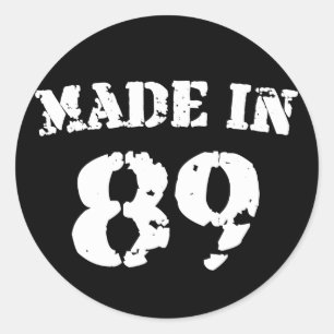 STICKER ROND 1989