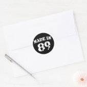STICKER ROND 1989 (Enveloppe)