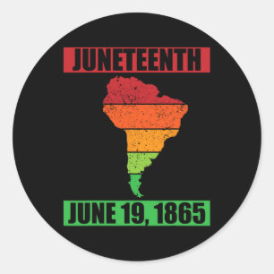 Sticker Rond 19 juin 1865 - 11 juin