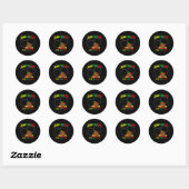 Sticker Rond 19 juin 1865 Bl (Feuille)