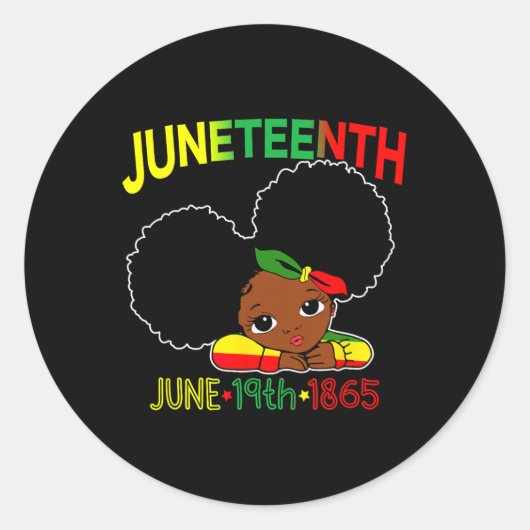 Sticker Rond 19 juin 1865 Bl (Devant)