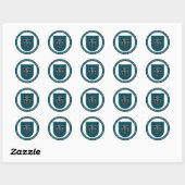 Sticker Rond 19e Groupe des forces spéciales (Feuille)