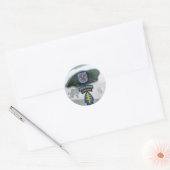 Sticker Rond 19e Les vétérans des forces spéciales des Berets v (Enveloppe)