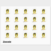 Sticker Rond 1-5-1 Sniper à scouts (Feuille)