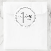 Sticker Rond 1 an de jalon (Sac)