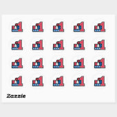Sticker Rond #1 Cadeau Papa (Feuille)
