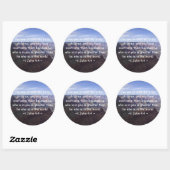 Sticker Rond 1 Jean 4:4 (Feuille)