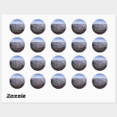 Sticker Rond 1 John 4:4 Petit (Feuille)