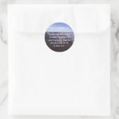 Sticker Rond 1 John 4:4 Petit (Sac)