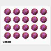 Sticker Rond 1 Pierre 5:7 (Feuille)