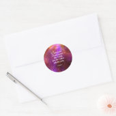 Sticker Rond 1 Pierre 5:7 (Enveloppe)