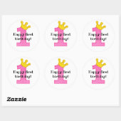 Sticker Rond 1er anniversaire (Feuille)