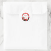 Sticker Rond 1er anniversaire de Little Ladybug (Sac)