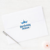 Sticker Rond 1er anniversaire Prince (Enveloppe)