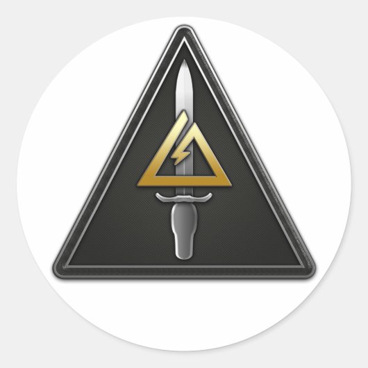 Sticker Rond 1er détachement opérationnel des forces spéciales  (Devant)