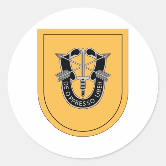 Sticker Rond 1er Groupe des forces spéciales Flash (Devant)