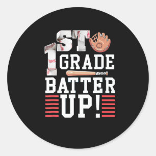 Sticker Rond 1ère année Premier jour de l'école 1ère année Batt