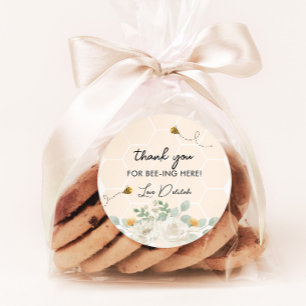 Sticker Rond 1ère Fête des abeilles Bumble Filles des abeilles 