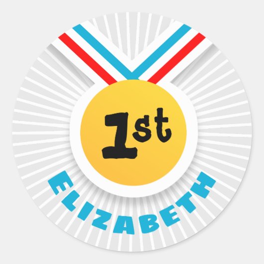 Sticker Rond 1ère place (Devant)