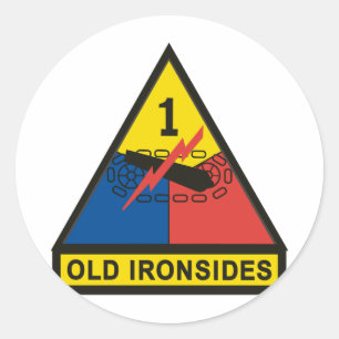 Sticker Rond 1re division blindée