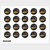 Sticker Rond 1re division blindée « Old Ironsides » (Feuille)