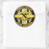 Sticker Rond 1re division de cavalerie (Sac)