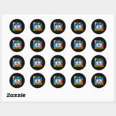 Sticker Rond 1st Grade (Feuille)