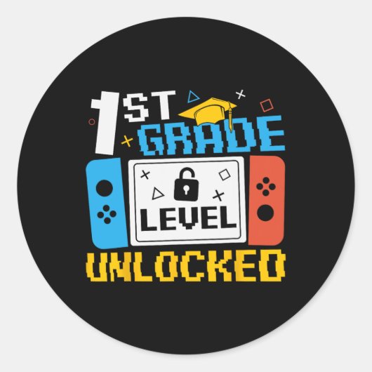Sticker Rond 1st Grade (Devant)