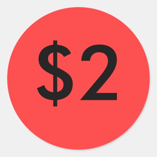 STICKER ROND $2 (Devant)