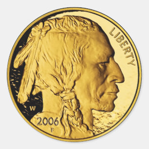 Sticker Rond 2006 American Buffalo Proof Gold Bullion Coin
