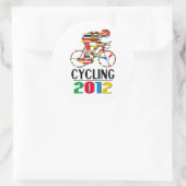 Sticker Rond 2012 : Cyclisme (Sac)