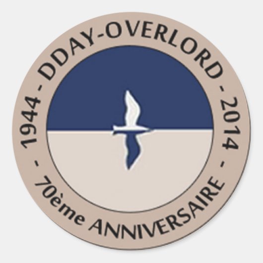 Sticker Rond 2014 Commemorations (Devant)