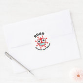 Sticker Rond 2020 Année du Masque (Enveloppe)