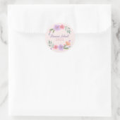 Sticker Rond 2022 JW Pioneer School - rose pastel et violet (Sac)