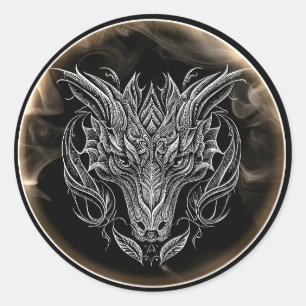 Sticker Rond 2024 Année du Dragon