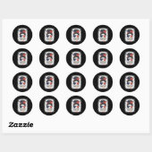 Sticker Rond 2024 Condamné Felon&# ; (Feuille)
