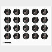Sticker Rond 2024 Condamné Felon11 (Feuille)