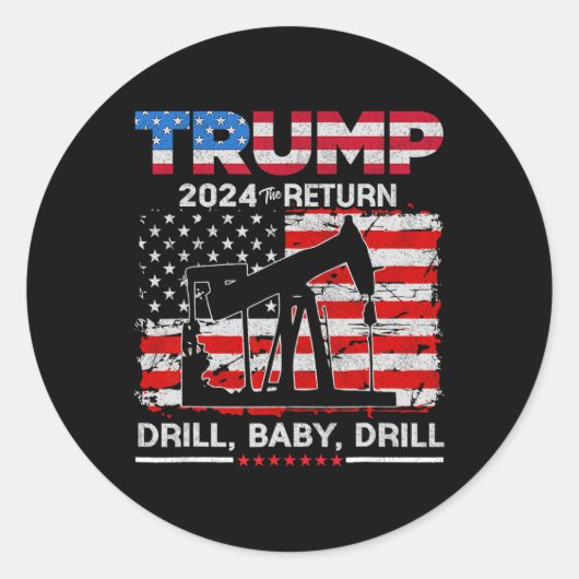 Sticker Rond 2024 Drill Baby (Devant)
