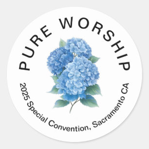 Sticker Rond 2025 Conservation de la Convention spéciale JW
