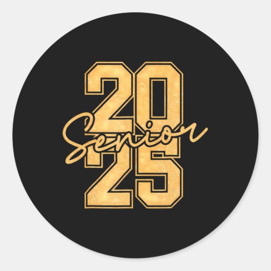 Sticker Rond 2025 Lycée Cl Lycée Diplôme Oran (Devant)