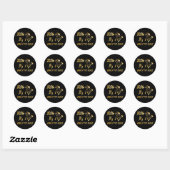 Sticker Rond 2026 Année du Cheval (Feuille)
