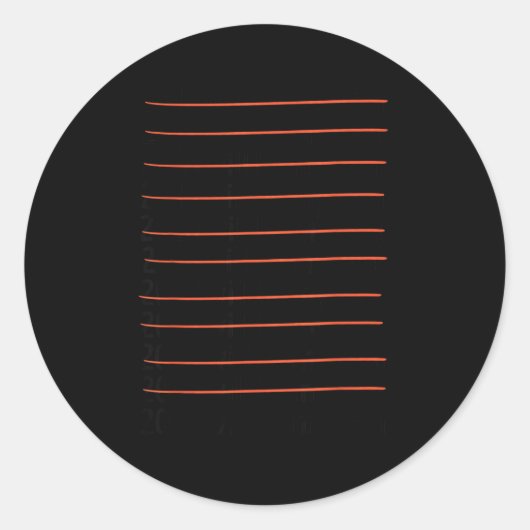 Sticker Rond 2026 Will Be My Year Funny Humor New Year Quote  (Devant)