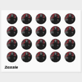 Sticker Rond 20 - 1,5 Envelope Sceau Haunting Adeline Zade Mead (Feuille)