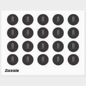 Sticker Rond 20 - 1.5 Envelope Seal Gatsby Theme (Feuille)