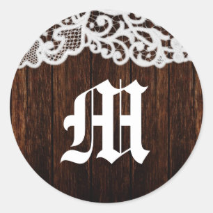 Sticker Rond 20 - 1,5 Enveloppe Pays de phoque Grange foncée Bo