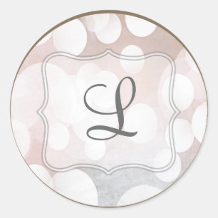 Sticker Rond 20 - 1,5 Enveloppe Sceau Glitz Pink